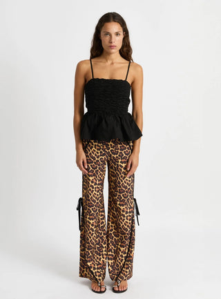 Pantaloni Vicky Leopard