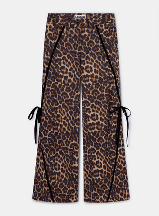 Pantaloni Vicky Leopard