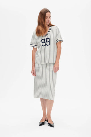 Baum und Pferdgarten Cannie Creme Navy Stripe Sweater - Anavi