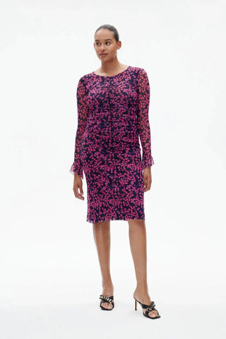 Baum und Pferdgarten Janis Pink Flower Splash Dress - Anavi