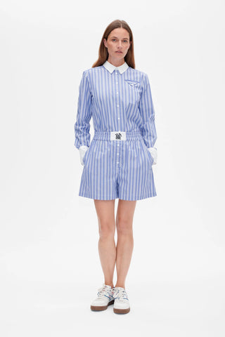 Baum und Pferdgarten Natie Wedge Blue Stripe Shorts - Anavi