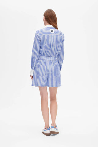 Baum und Pferdgarten Natie Wedge Blue Stripe Shorts - Anavi