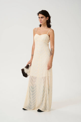 Gestuz Dress Gliragz Yellow Sequin Dress - Anavi