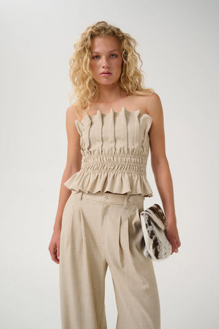 Gestuz Gzdecy Light Sand Blouse - Anavi