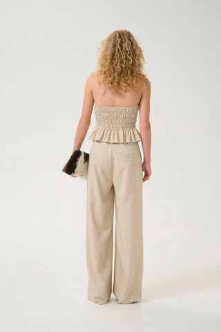 Gestuz Gzdecy Light Sand Trousers - Anavi