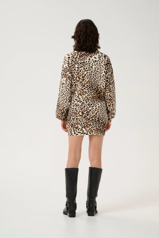Gestuz Gzleora Light Leopard Skirt - Anavi