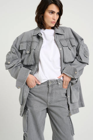 Gestuz Nynnegz Grey Shirt - Anavi