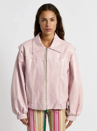 Laagam Cupido Pink Bomber Jacket - Anavi