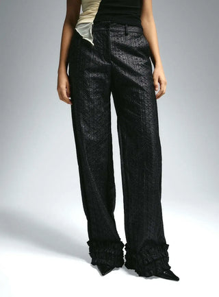 Laagam Erickson Embroidered Pants - Anavi