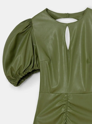 Laagam Provence Green Dress - Anavi