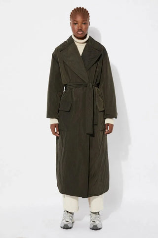 Rita Row Blanc Khaki Trench Coat - Anavi