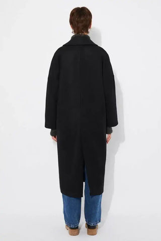 Rita Row Cedar Black Coat - Anavi