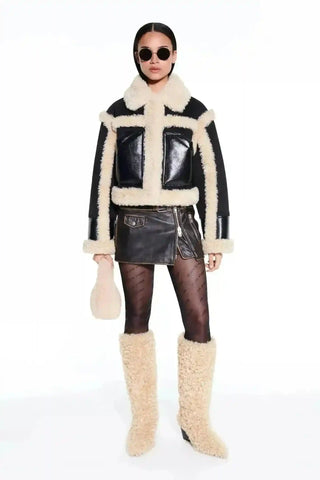 Stand Studio Edith Shearling Jacket - Anavi