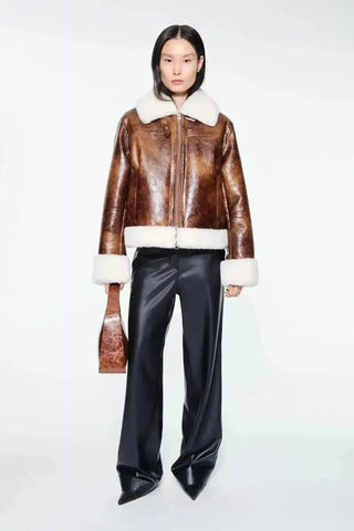Stand Studio Lorelle Shearling Jacket - Anavi