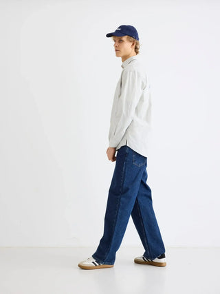 Woodbird Wbrami 90s Rinsed Jeans Blue - Anavi