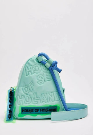 House of Holland Rope Strap Turquoise Bag - Anavi