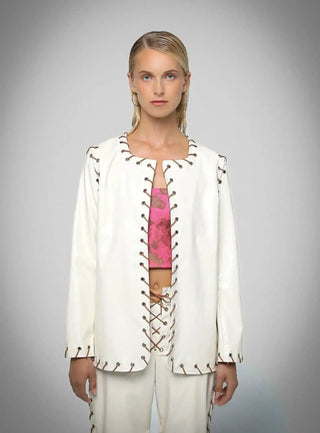Laagam Frank Lace Up Jacket - Anavi