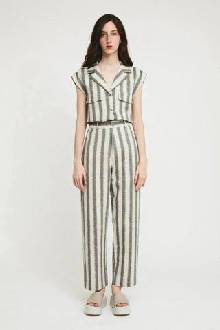 Rita Row Garçon Black Stripes Pants - Anavi